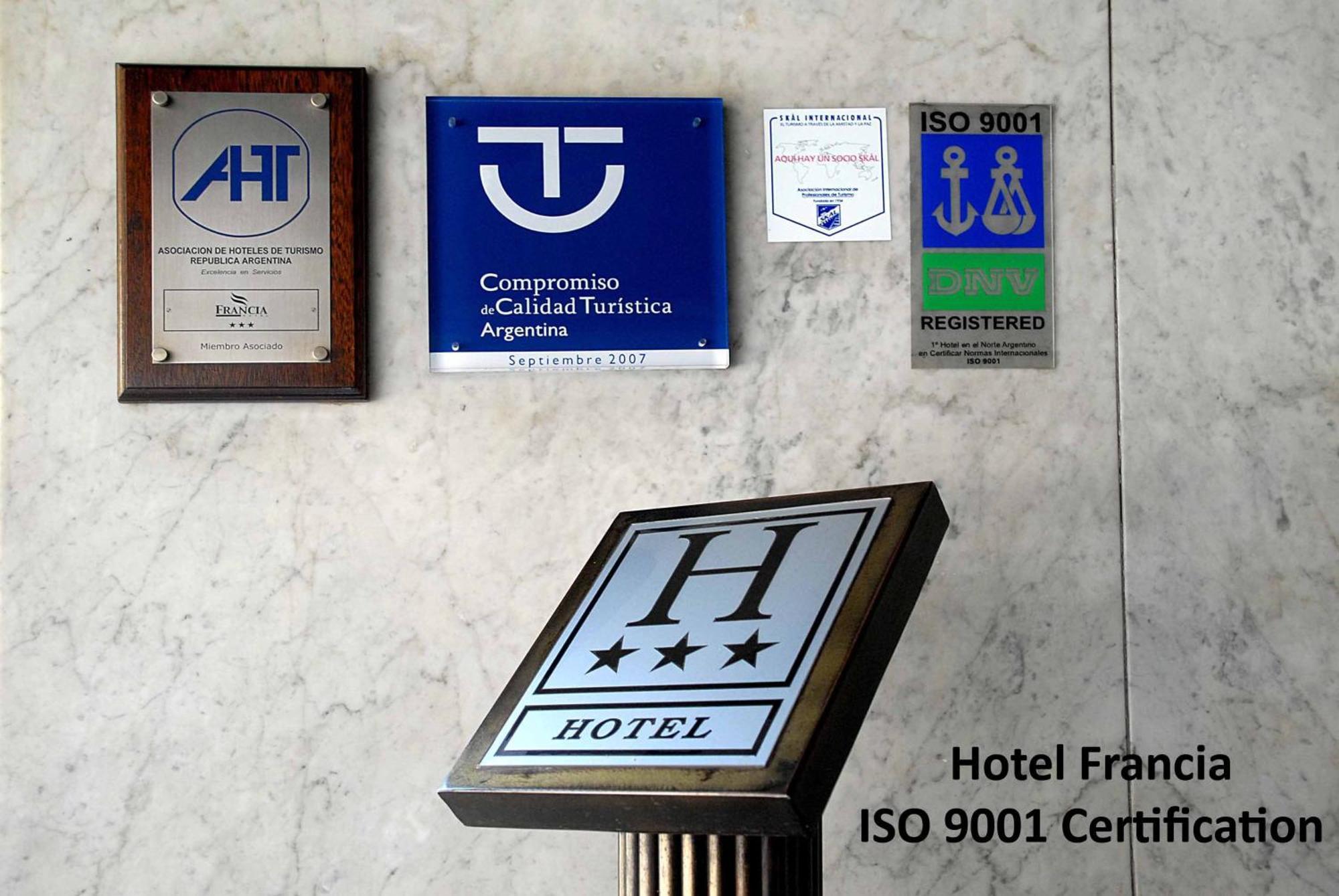 Hotel Francia San Miguel de Tucumán Dış mekan fotoğraf